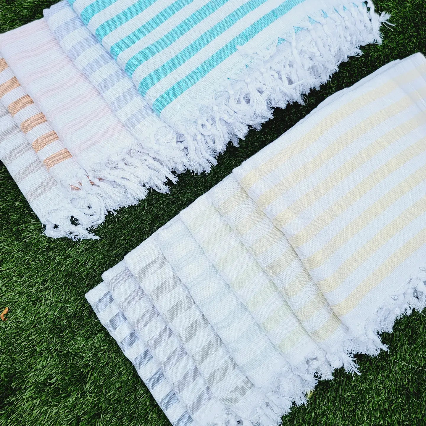 Custom embroidered beach and spa towel made in Turkey