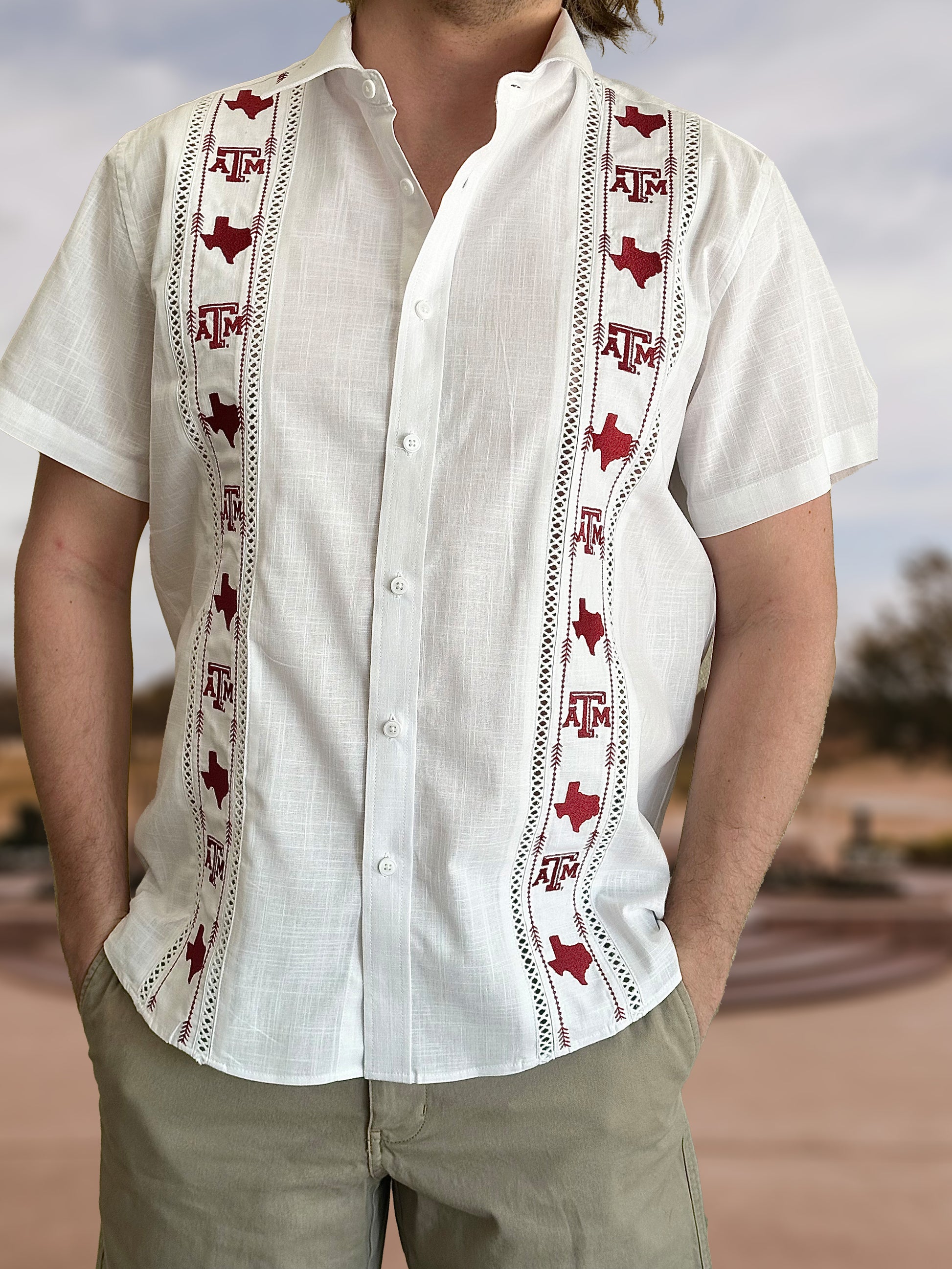 Game Day Guayabera™| Texas A&M Howdy