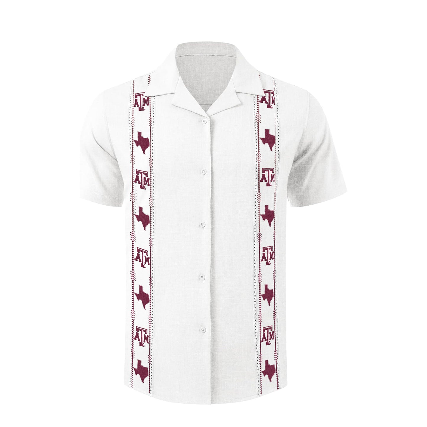 Texas A&M Game Day Guayabera Shirt – Officially Licensed