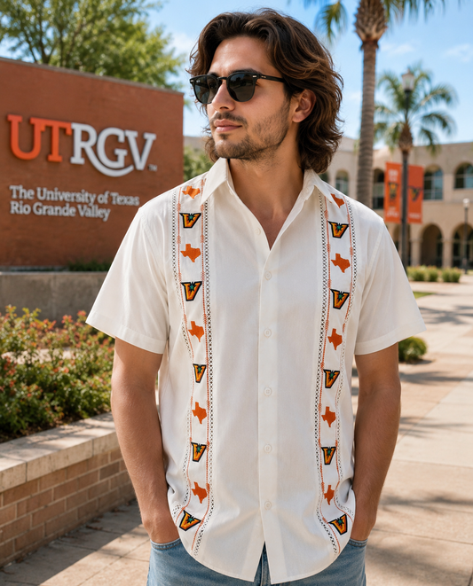 UTRGV® Game Day Guayabera™ - Officially Licensed - Vaquero Approved