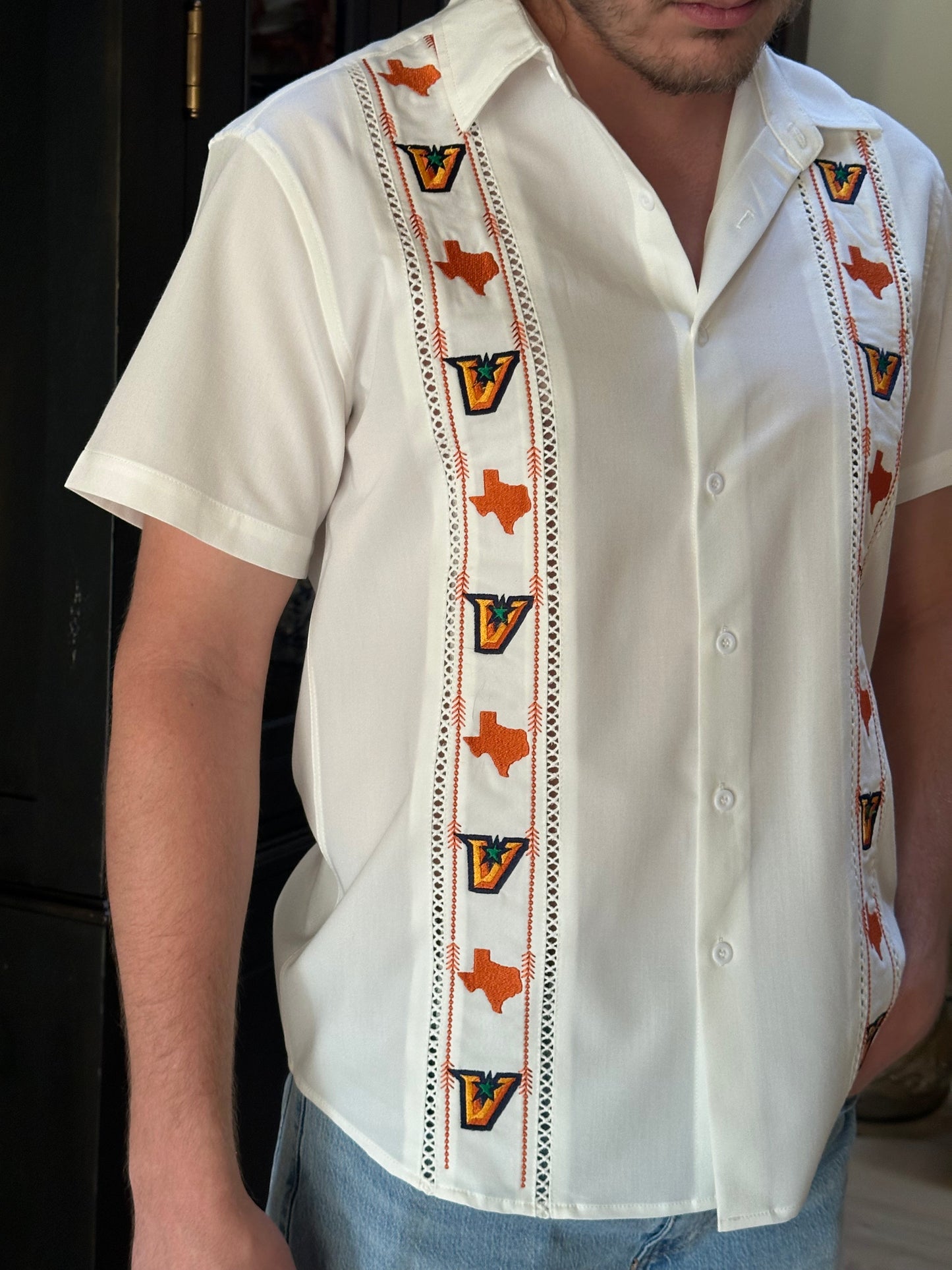 UTRGV® Game Day Guayabera™ - Officially Licensed - Vaquero Approved